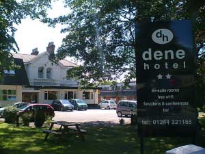The Dene Hotel Hoole Chester. Click here to book Online